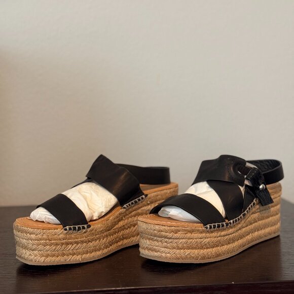 ! NWT Rag & Bone Black August Platform Sandal ! - Picture 3 of 7